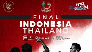 Jadwal Siaran Langsung Live Streaming Indosiar Final Piala AFF U16 Timnas Indonesia Vs Thailand [upl. by Reseda]