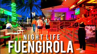 FUENGIROLA 🇪🇦 Nightlife Bars amp Restaurants Old Town April 2024 Costa del Sol Andalucía Spain 4K [upl. by Howland1]