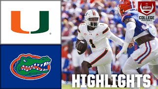 ☀️ Sunshine State Showdown ☀️ Miami Hurricanes vs Florida Gators  Full Game Highlights [upl. by Vowel213]