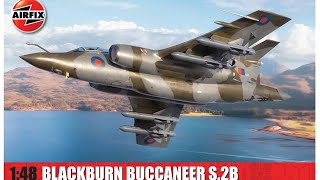 Airfix 148 Buccaneer SB2 inbox review [upl. by Doris]