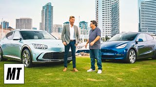 Genesis GV60 vs Tesla Model Y [upl. by Joliet343]