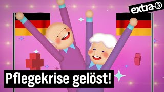 So lösen wir den Pflegenotstand  extra 3  NDR [upl. by Celka4]