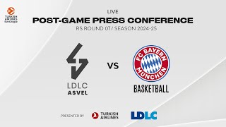 Press conference LDLC ASVEL vs FC Bayern Munich [upl. by Kuska979]