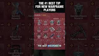 THE 1 MOST IMPORTANT TIP FOR NEW WARFRAME PLAYERS firsttimeplayingwarframe gaming trending [upl. by Angadresma]