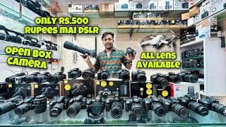 Delhi camera market  मात्र ₹500 से शुरू🔥DSLR  second hand dslr camera  camera market in delhi [upl. by Chadd]