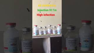 All antibiotics injection use PIPZO injection monoceff injection ceftrixone and salbactum injection [upl. by Aikemit]