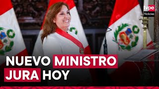 Presidenta Dina Boluarte tomará juramento hoy a su nuevo ministro del Interior [upl. by Haiel]