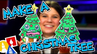 Make A Funny Christmas Tree Cutout [upl. by Noelani352]