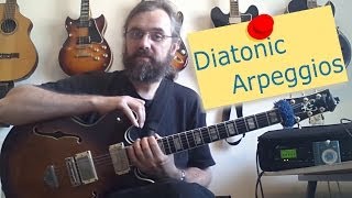 Diatonic Arpeggios  How to use and practice them [upl. by Eiknarf]