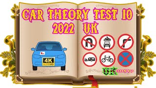 Theory test 10 🏆 The Official DVSA 2022 UK 🏆 With Audio describe🏆4K🏆MOST COMMON 25 QUESTIONS🏆🏆🏆 [upl. by Japeth]