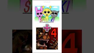 FNAF 4 x SPRUNKI 😰😱  sprunki incredibox fivenightsatfreddys incrediboxsprunki fnaf fnafsb [upl. by Llirret]