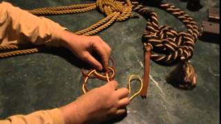 The Legendary Alamar Knot  Tying A Horse Alamar Knot  The Old Savvy String [upl. by Raychel]