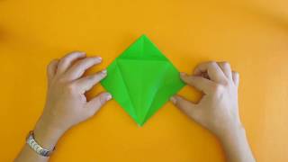 Como hacer una Grulla de Origami  Tutorial [upl. by Ailina]