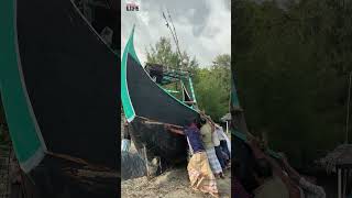 Setting Sail Fishermen Ready Their Sampans for the Sea coxsbazarlife [upl. by Phio480]