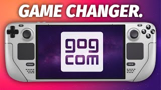 GAME CHANGER Your GOG Library on your Steam Deck [upl. by Agnella364]