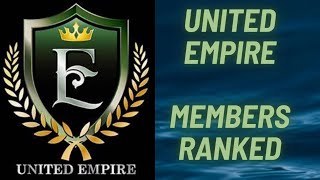 United Empire Members Ranked [upl. by Leinnad611]