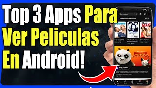 Top 3 De Apps Para Ver Peliculas Y Series Gratis [upl. by Aliuqa]