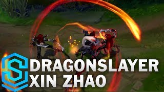 Dragonslayer Xin Zhao Skin Spotlight  PreRelease  League of Legends [upl. by Haimorej]