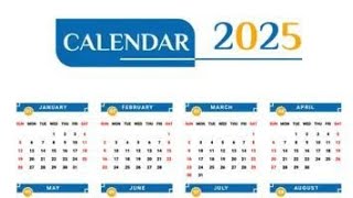 KALENDER 2025 [upl. by Bunns]