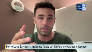 Incidente Luca Salvadori pilota e youtuber muore in una gara in Germania [upl. by Charie683]