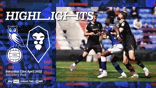 📹 HIGHLIGHTS  Oldham Athletic 1 Salford City 2 [upl. by Estelle]