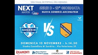 🎥 🔴 Nuova Sondrio Calcio vs GS Arconatese [upl. by Gnous402]