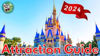 Magic Kingdom ATTRACTION GUIDE  2024  All Rides  Shows  Walt Disney World [upl. by Esille]