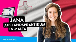 Auslandspraktikum nach der Ausbildung  Jana geht nach Malta [upl. by Lefty]