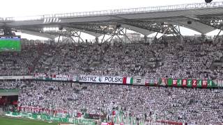 Legia  Slask 50 w 3 minuty Mistrzowska atmosfera 2062013 [upl. by Ttreve]