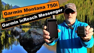 Garmin Montana 750i vs Garmin inReach Messenger [upl. by Ahsenra]