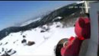 Go Teddy by RC airplane in snow HDV video [upl. by Urania]