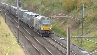 68004 4s44 Daventry  Coatbridge 18th October 2024 [upl. by Beaulieu]