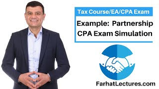 Partnership Formation Contributing Property CPA Exam Simulation [upl. by Artimas]