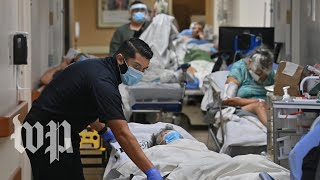 Inside this California hospital a ‘constant battle’ against covid19 [upl. by Maxfield36]