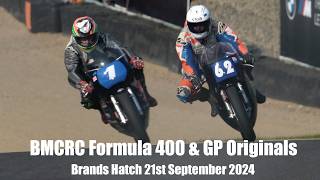 MRO Championships 2024  Round 7BMCRC Formula 400 amp GP Originals Brands Hatch 21st September 2024 [upl. by Smaoht]