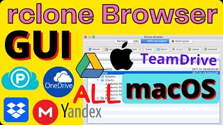 Install Rclone Browser in MacOS  Rclone GUI for MacOS  Mount Google Drive OneDrive Mega Monterey [upl. by Millwater]