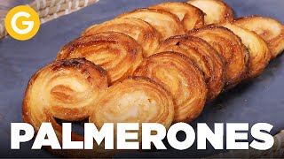 Recetas Esenciales Palmerones de Hojaldre  El Gourmet [upl. by Besse]