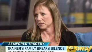 Sea World Whale Trainer Dawn Brancheaus Family Speaks Out Forms Foundation [upl. by Cloutman9]