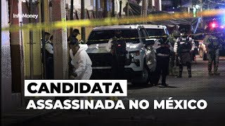 VIOLÊNCIA Candidata a prefeita é assassinada no México durante evento político [upl. by Dripps]