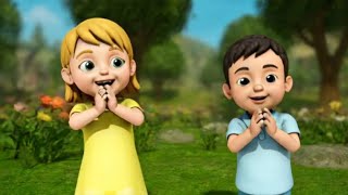 Two Little Hands To Clap Clap Clap RhymeWith Lyrics I English Kids Songs  Videos For Kids [upl. by Lubet836]