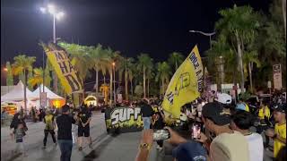 Corteo The supporter  Perak Vs Penang Liga super Malaysia 20242025 [upl. by Settera530]