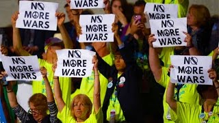 No More Wars Chant Interrupts Former CIA Directors Speech At DNC [upl. by Jannery]