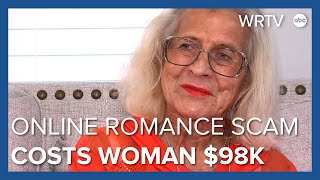 84yearold woman loses 98K in online romance scam [upl. by Podvin]