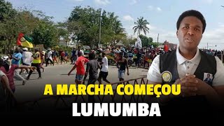 MANIFESTAÇÃO Segue Lumumba na Queda da Frelimo [upl. by Ultann685]