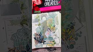 Pantone 41 💚 asmrscrapbooking scrapbooking journaling artjournaling junkjournaling [upl. by Nnylylloh]