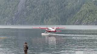 Seaplane take off at Sullivan Bay BC [upl. by Zullo976]