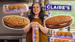 I Tried Making Homemade Oatmeal Creme Pies  Claire Recreates [upl. by Teeniv]