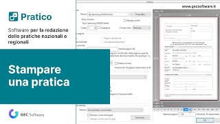 Pratico  Stampare una pratica [upl. by Hannan]