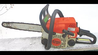 Stihl MS180 C ChainSaw RUNS Vintage KIng Motor Sports [upl. by Moreta654]