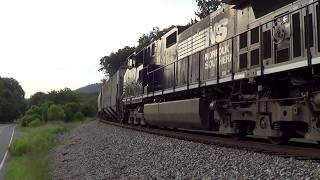 Railfanning Around Roanoke VA on NSs Pumpkin Vine amp Christiansburg District 7 112017 [upl. by Melva]